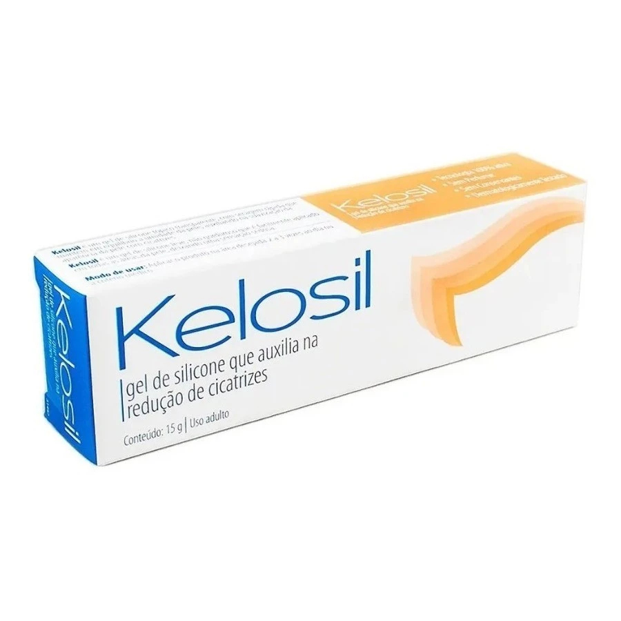 Kelosil Gel De Silicone Redução De Cicatrizes Queloides 15g em Oferta na Shopee