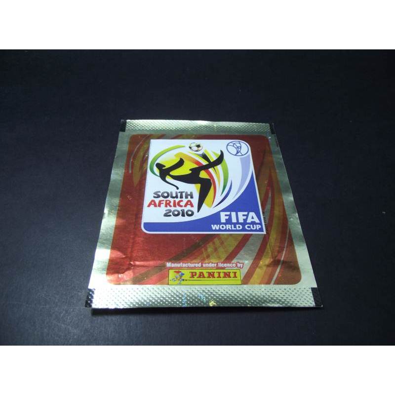 Envelope lacrado brilhante importado de figurinhas Panini Copa Mundo 2010