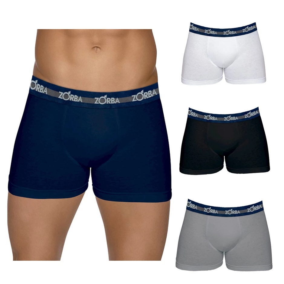 Kit com 10 Cuecas Zorba Boxer Plus UTIMO KIT PROMOCAO