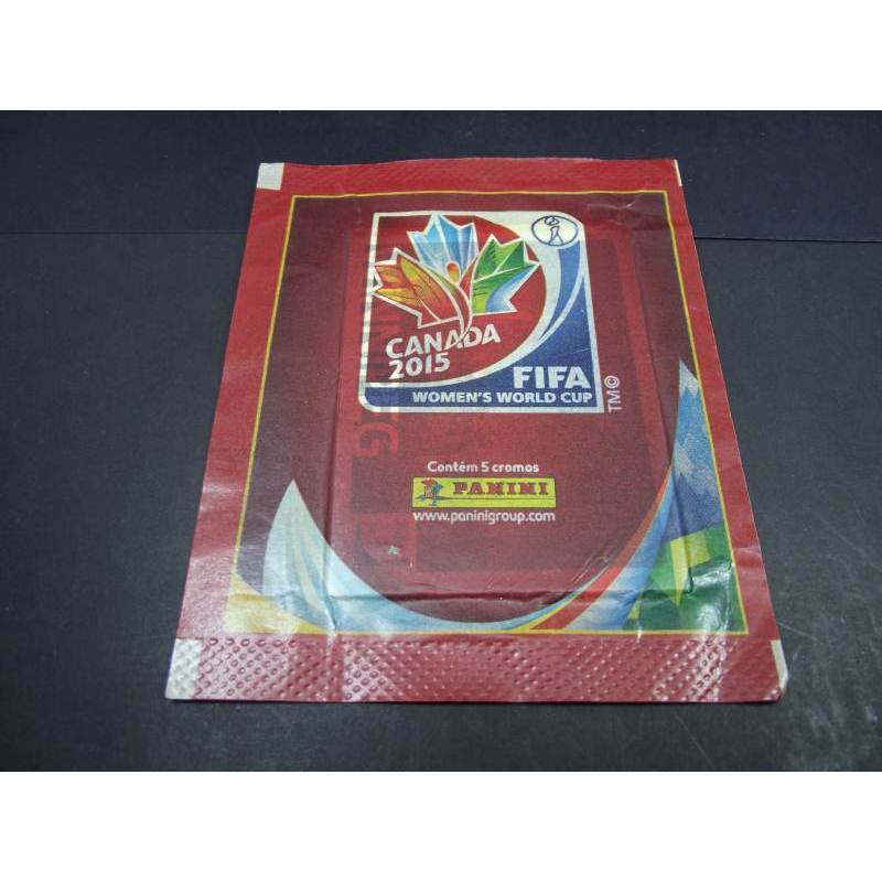Envelope Lacrado Panini Brasil de figurinhas Copa Feminina Canadá 2015