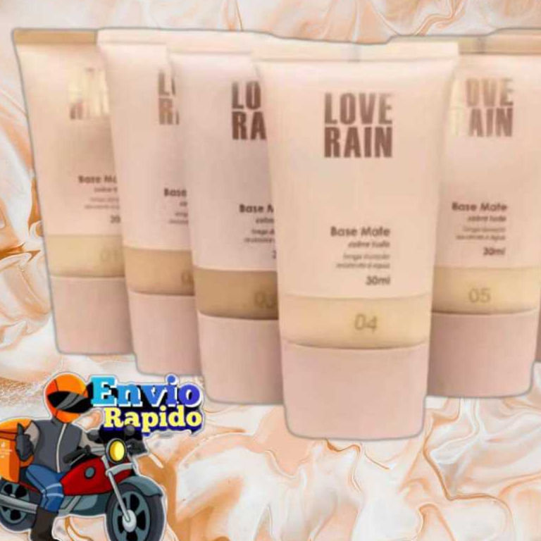 Base mate Love Rain 30ml Cobre Tudo