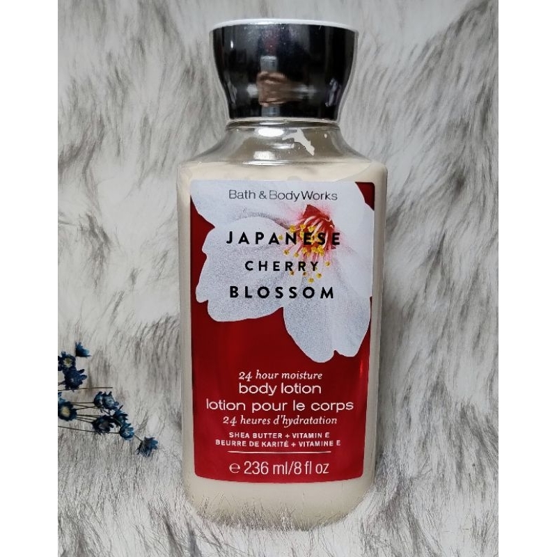 Creme Loção Bath & Body Works Hidratante Japanese Cherry Blossom 236ml Produto ORIGINAL importado
