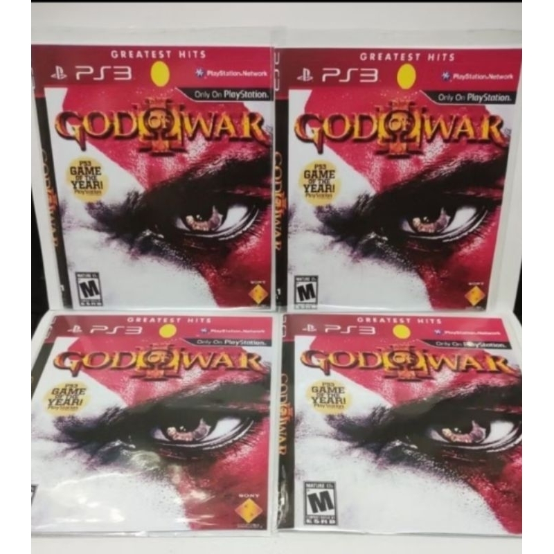 God of war 3 mídia física para vídeo game destravado ps3