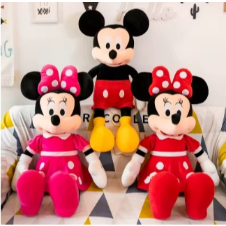 Pelucia Mickey Mouse Minnie Hello Kitte brinquedos de pelúcia 30 - 20 cm kawaii anime pelúcia