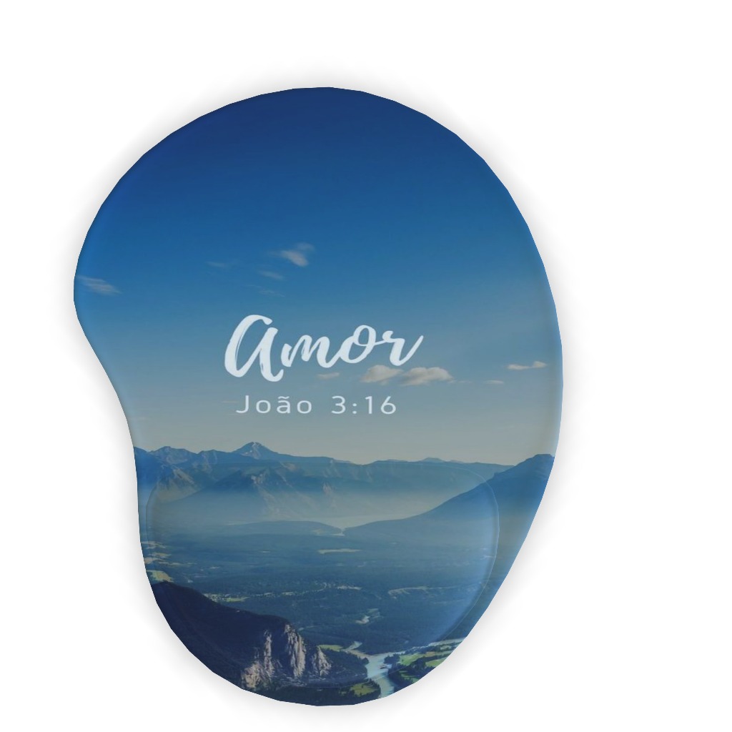 Mousepad com apoio - acessório informática computador, neopreme com emborrachado, estampas impressão digital