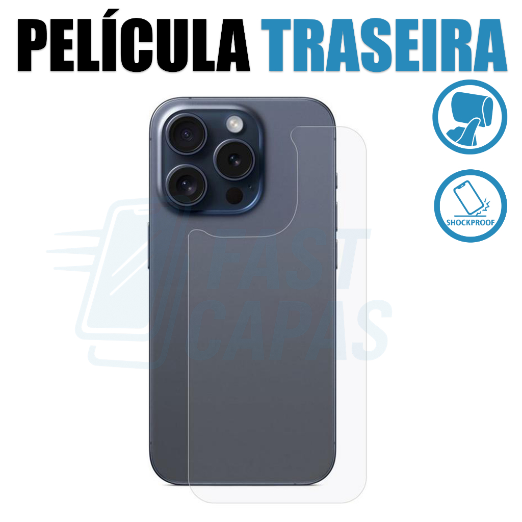 Película Traseira para iPhone Cerâmica Flexível 3D 9D 17 16 15 14 13 12 16 11 XR 7 8 Xs Pro Max Plus em Oferta na Shopee