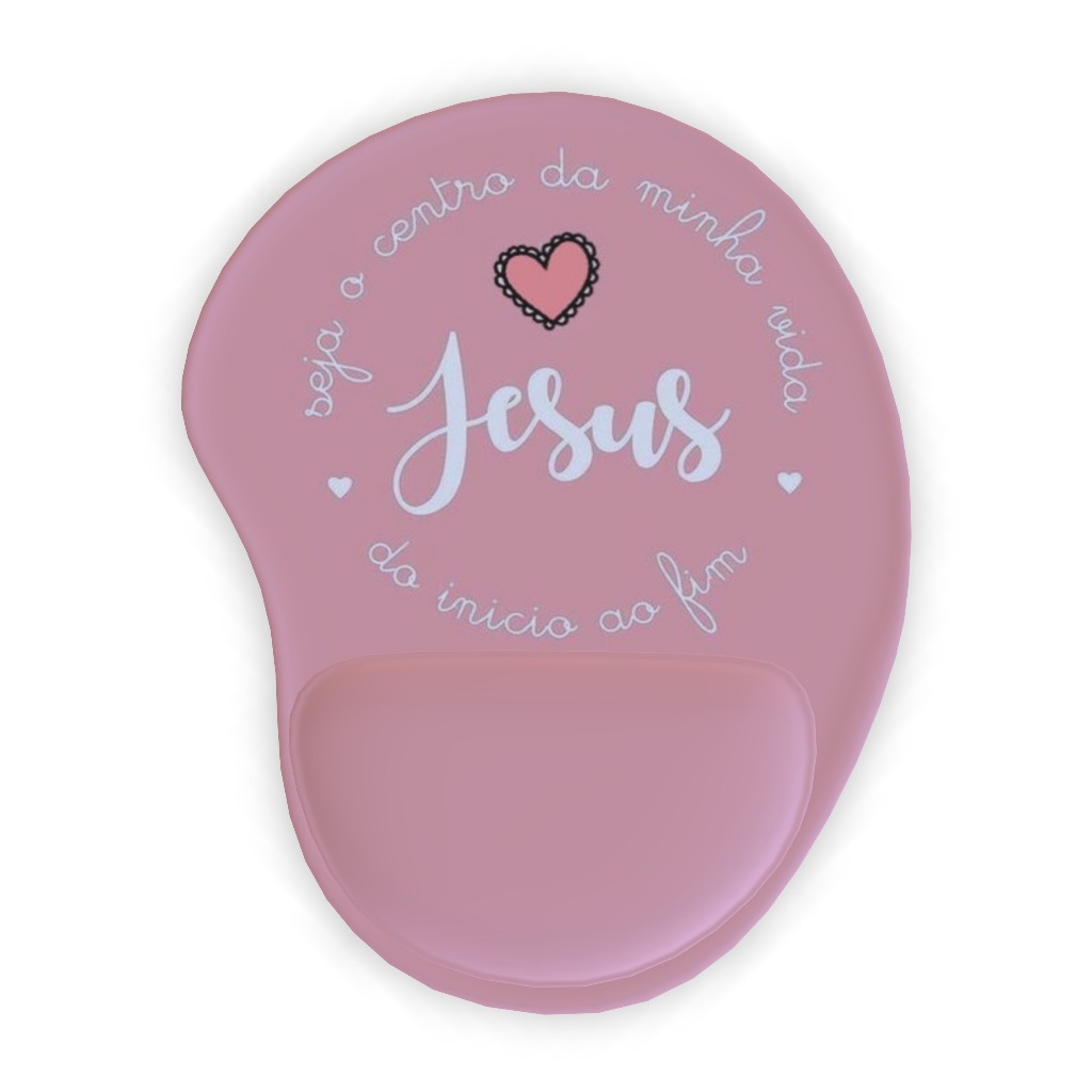 Mousepad com apoio - acessório informática computador, neopreme com emborrachado, estampas impressão digital