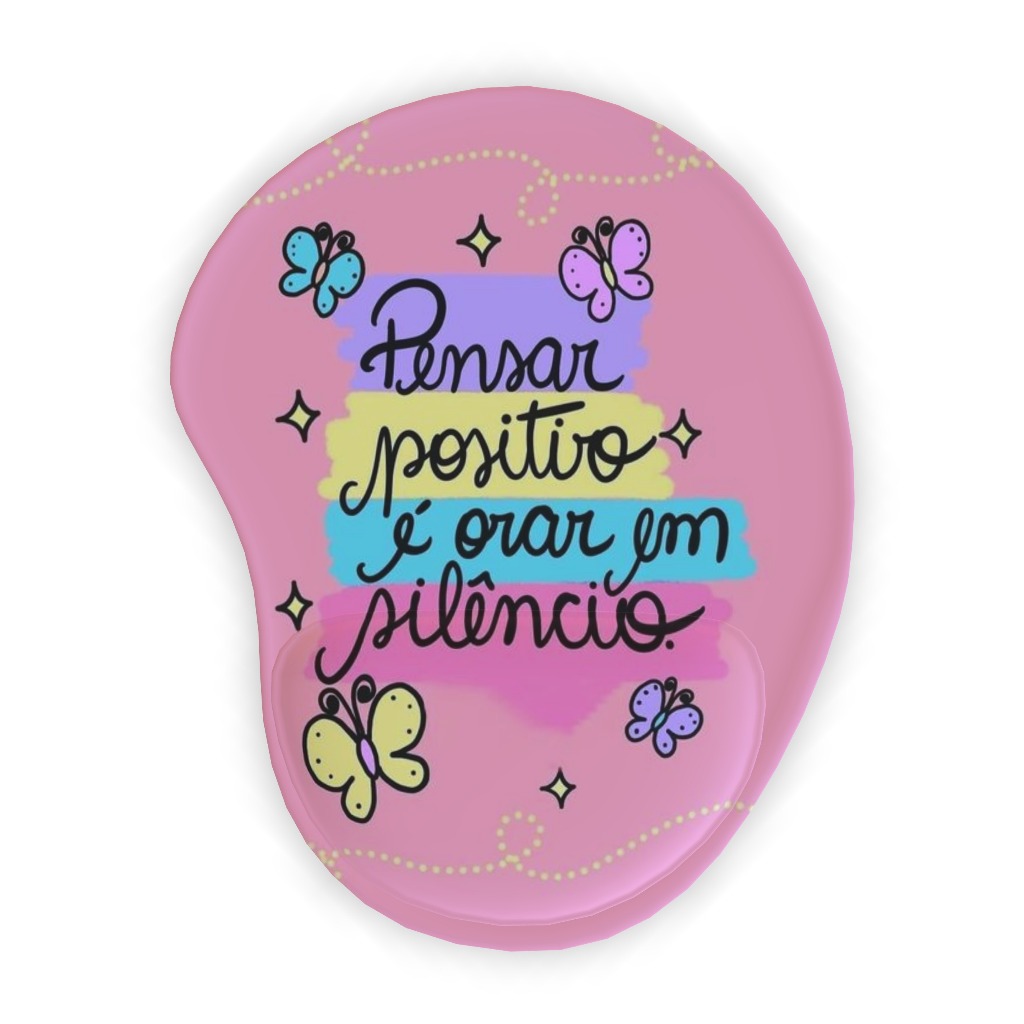 Mousepad com apoio - acessório informática computador, neopreme com emborrachado, estampas impressão digital