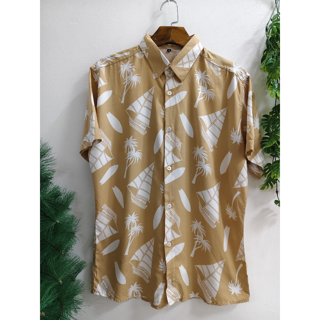 Camisas Social Floridas Masculinas Confortável Havaiana Estampadas  100% VISCOSE encolhe um pouquinho