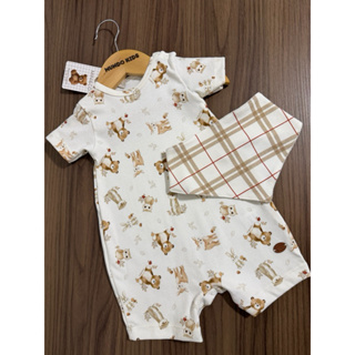 Romper + Bandana Mini&Co Bebê Menino em Oferta na Shopee