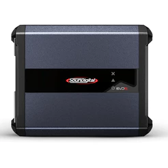 Amplificador Soundigital SD 1600.1 EVO5 canal 1600W toca woofer subwoofer e corneta