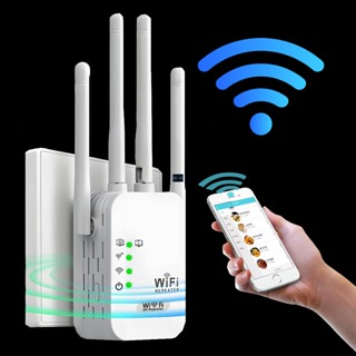 Amplificador de sinal Wi-Fi repetidor e roteador sem fio rede sem fio através da parede Dupla pressão G8 em Oferta na Shopee