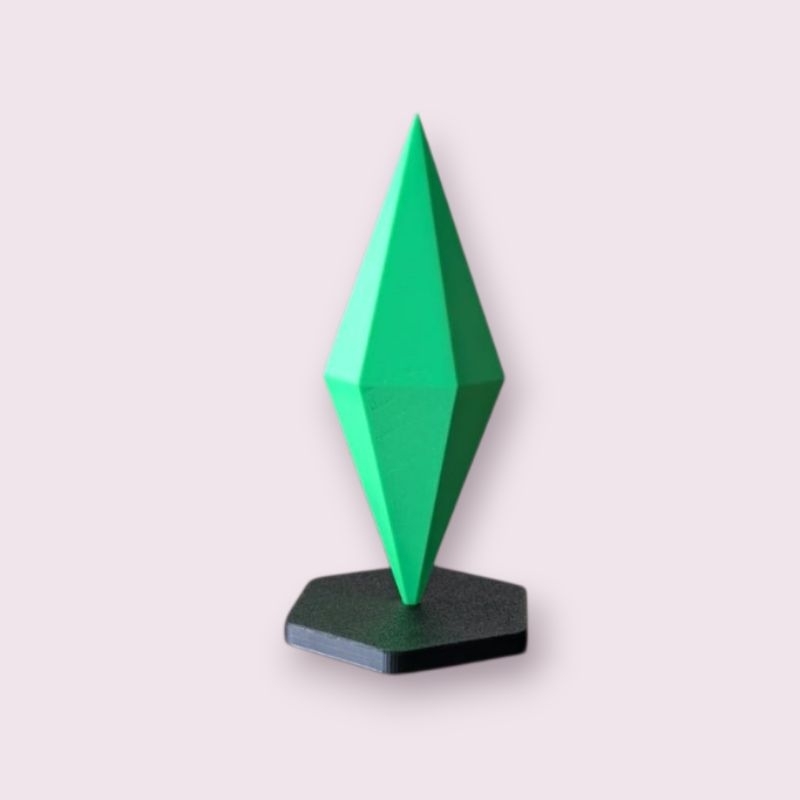 Enfeite Decorativo Plumbob The Sims Colecionável Jogo Geek Nerd