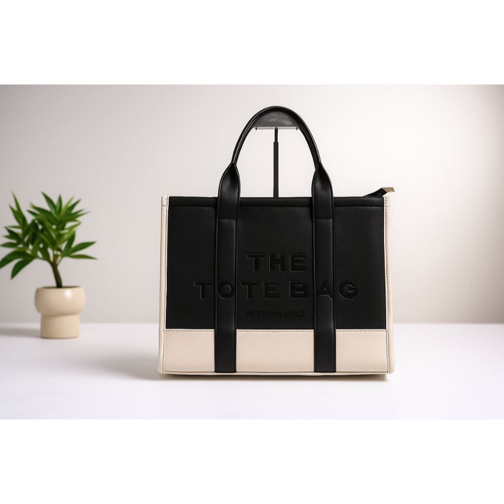 Bolsa Feminina Grande The Tote Bag Couro PU 2 Cores Com Alça de Ombro e Transversal  - VICTTORIA VOICE | ORIGINAL