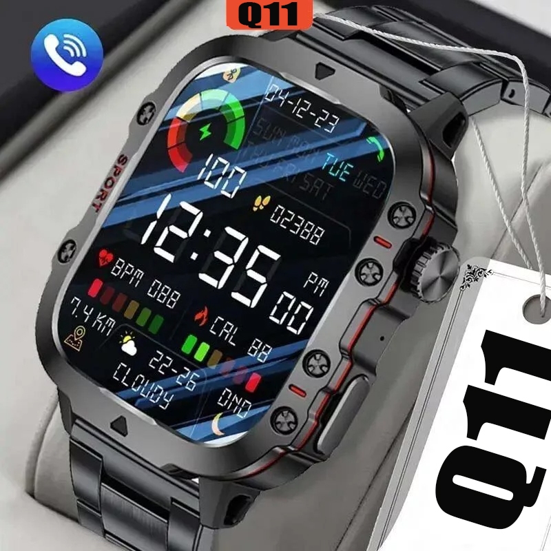 Smart Watch Q11 2026 com Bluetooth para chamadas, relógio esportivo e frequência cardíaca em Oferta na Shopee