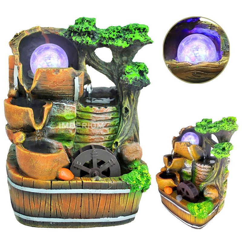 Fonte de Agua Decorativa Pedra Rochas Cascata Feng Shui Pequena Quedas Sem Led - Bivolt em Oferta na Shopee