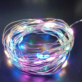 1/2/5 Pcs Colorido Fio Fada 2M Com Luzes Led Fada Para Decoração De Casa e Natal Festa