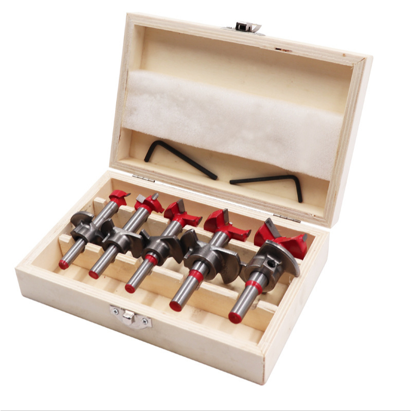 Jogo De Fresa Para Madeira 10-15-20-25-35mm 5pcs Limitador