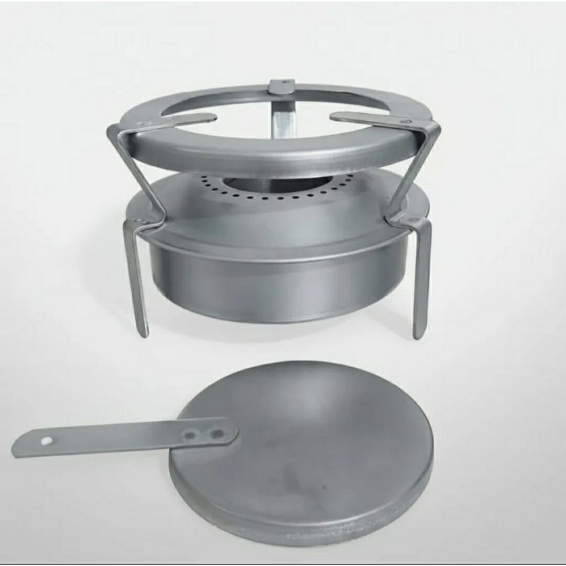 Fogareiro Fogão a Alcool 1 uma boca Portatil Espiriteira Alcool Camping Pesca Sitio Sem Pintura em Oferta na Shopee