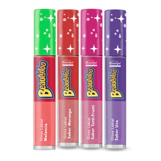 Kit 03 ou 04 Gloss Beautyloo Cheirinho de Chiclete Face Beautiful 3,8,ml em Oferta na Shopee