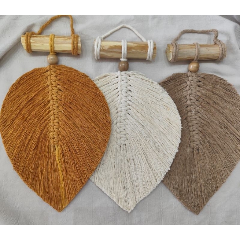 Folha / pena Macramê em Oferta na Shopee