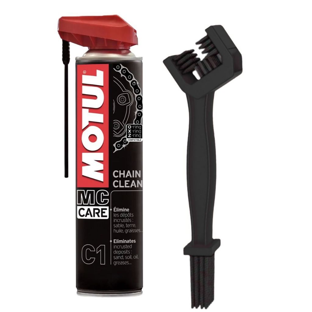 Limpa Correntes Motul C1 Chain Clean + Escova de Limpeza em Oferta na Shopee