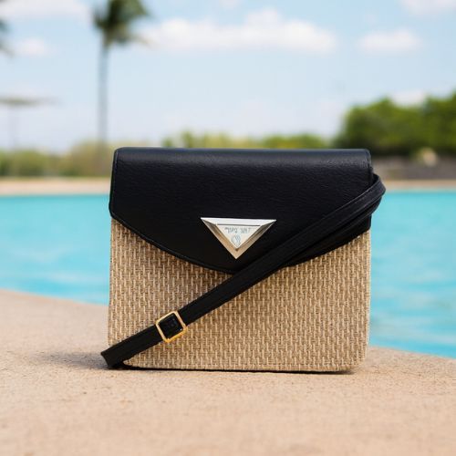 Bolsa Feminina Shop Bag Pequena Califórnia Palha Praia Bolsa Pequena