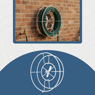 Suporte Giratório para Mangueira de Jardim em Aço Reforçado Até 30m Promoção em Oferta na Shopee