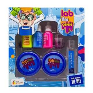 Brinquedo Infantil kit Slime Labolatorio Tie Dye em Oferta na Shopee