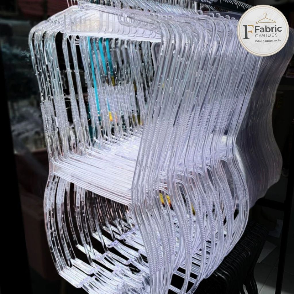 Kit 10 Cabide Silhueta Adulto - Reforçado