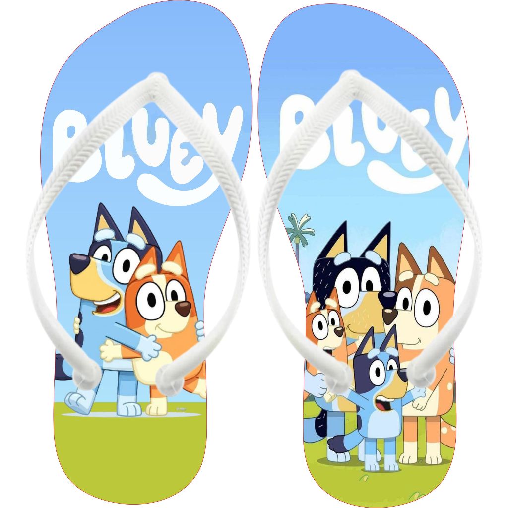 Chinelo Personalizado Bluey fofo