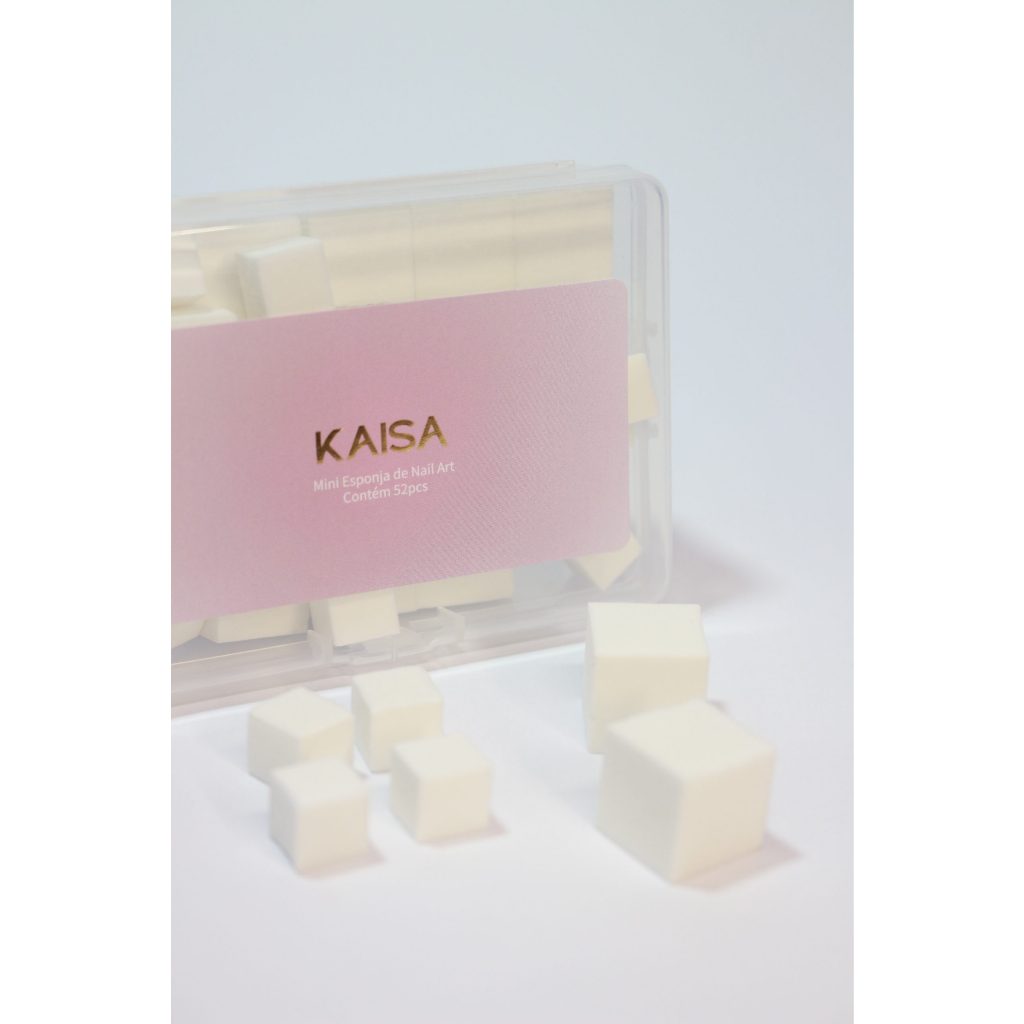 Mini Esponja de Nail Art Kaisa – 52 Unidades para Efeito Gradiente e Esfumado