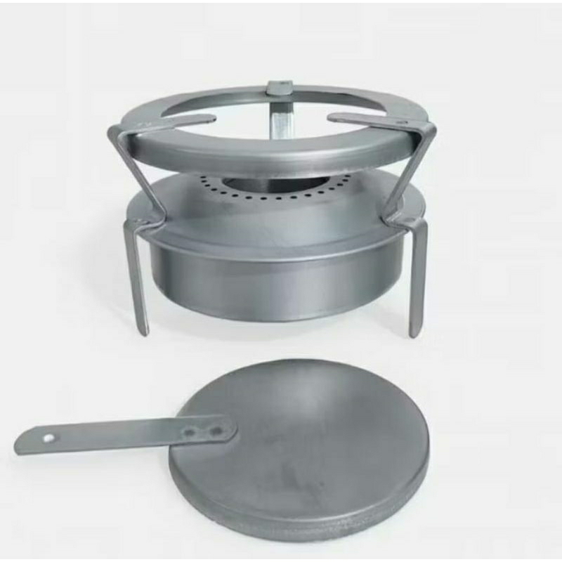 fogão portátil 1 Boca Espiriteira A Álcool Camping pesca SEM PINTURA