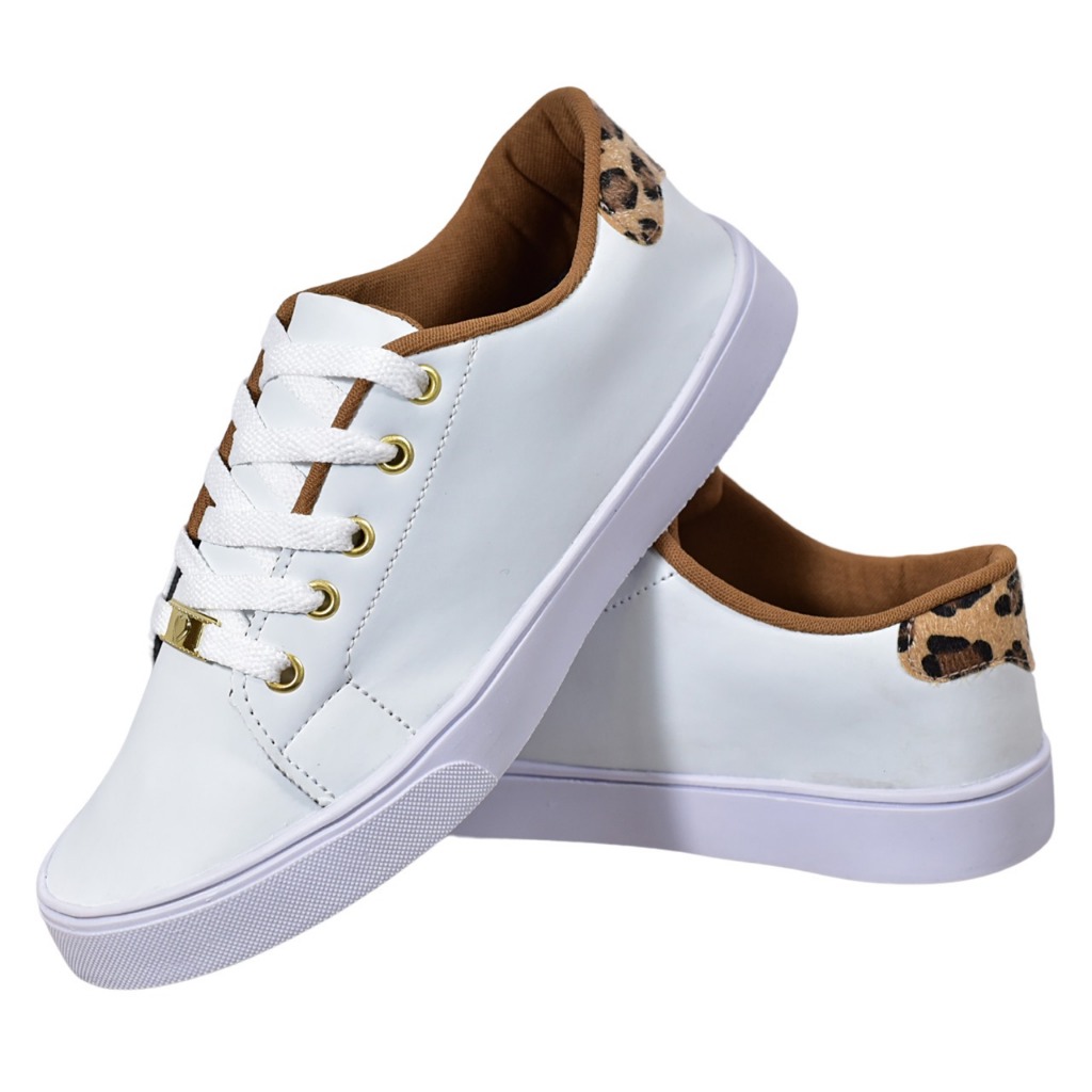 Sapatenis Femenino Casual Enfermagem Trabalho  Branco Leve Macio