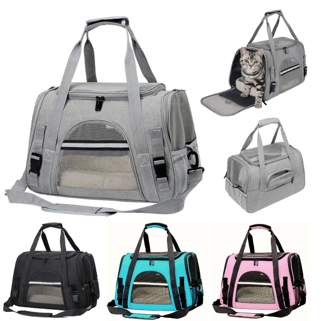 Bolsa Pet Transporte Viagem Avião Para Luxo Cães Gatos