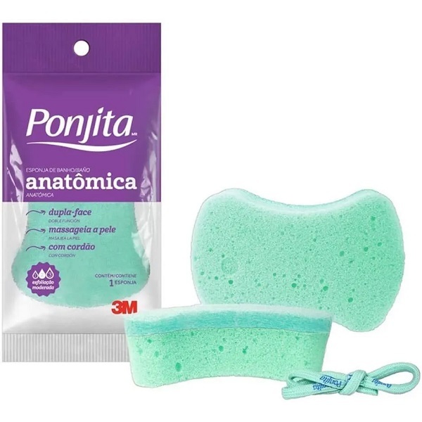 Esponja de Banho Anatomica Ponjita