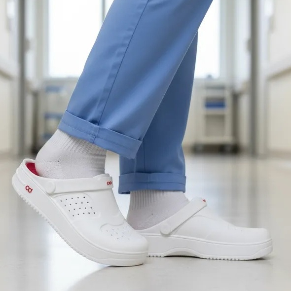 Sandália Ortopédica Urban Babuche Conforto Uniforme Impacto