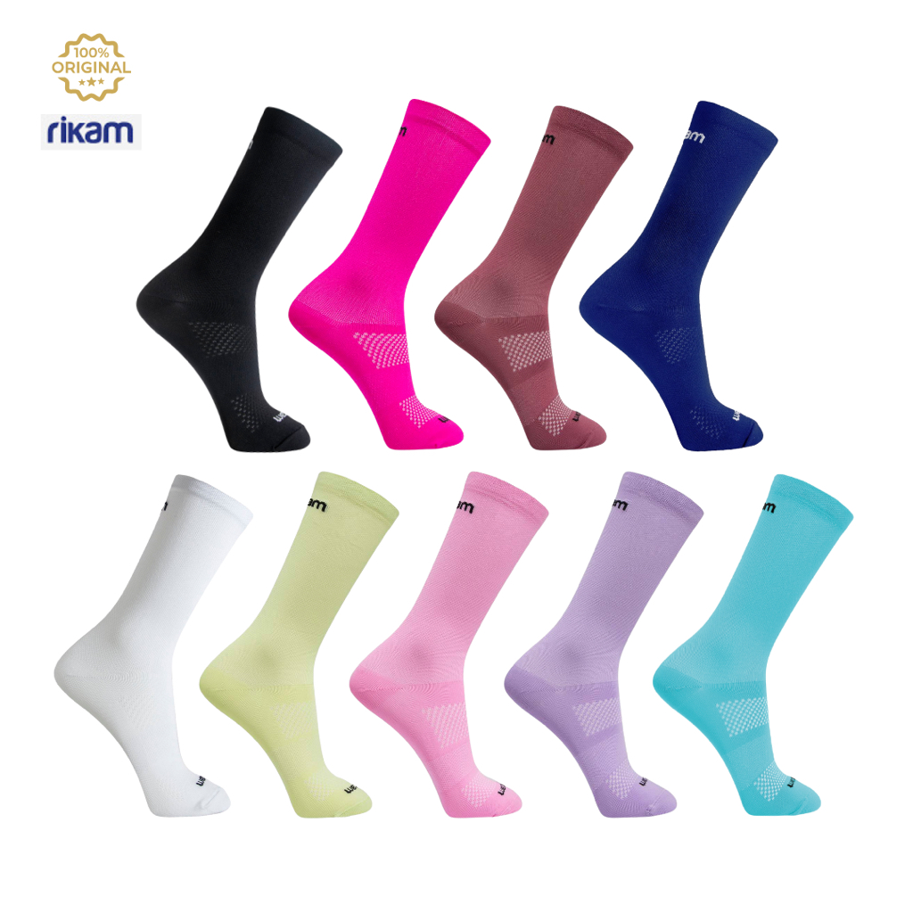 Kit 2 Meia Ciclismo e Corrida Feminina Rikam Premium Cores – Alta Performance, Conforto e Estilo para Corrida e Bike em Oferta na Shopee