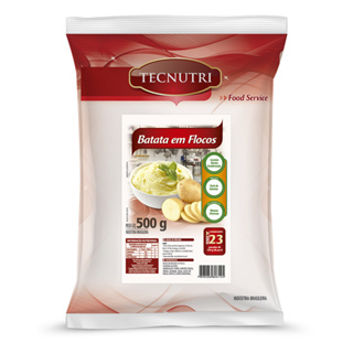 Batata desidratata em flocos - Batata para purê em pó 500g Tecnutri - 1 pacote em Oferta na Shopee
