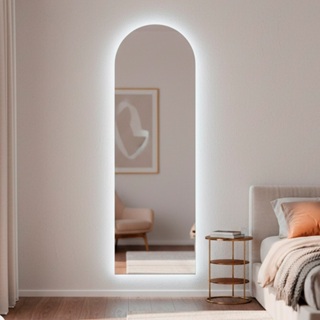 Espelho com Led Vitral Orgânico Corpo Inteiro 150x50 Para Banheiro Sala Escritório Lançamento em Oferta na Shopee