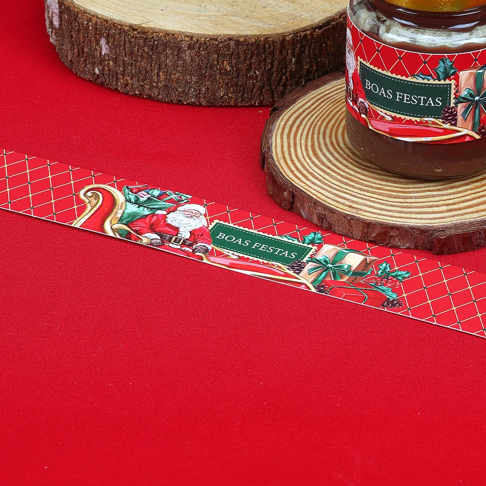 100 CINTA PARA MINI PANETONE VINTAGE 5279 ( JANGO NATAL 2025 )