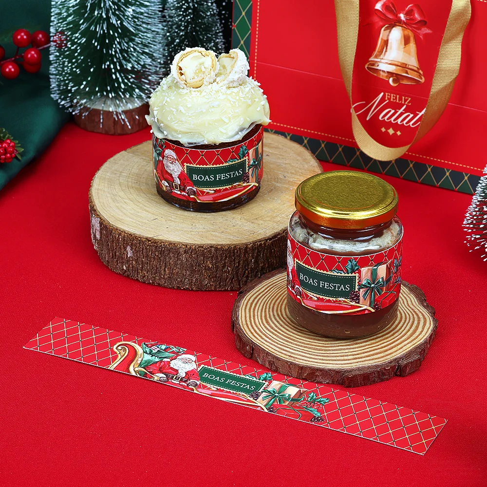 200 CINTA PARA MINI PANETONE VINTAGE 5279 ( JANGO NATAL 2025 )