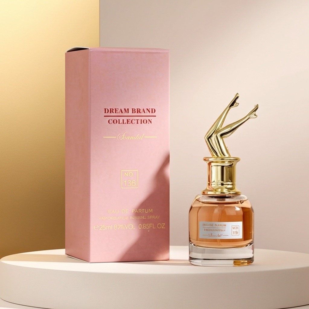 Perfume Feminino Brand Collection N° 136 25ml - Perfume Feminino Eau De Parfum - Miniatura - Dream