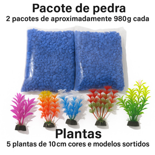 Decoração para aquário varias cores ideal para ornamentação do seu aquario deixando ele mais bonito em Oferta na Shopee