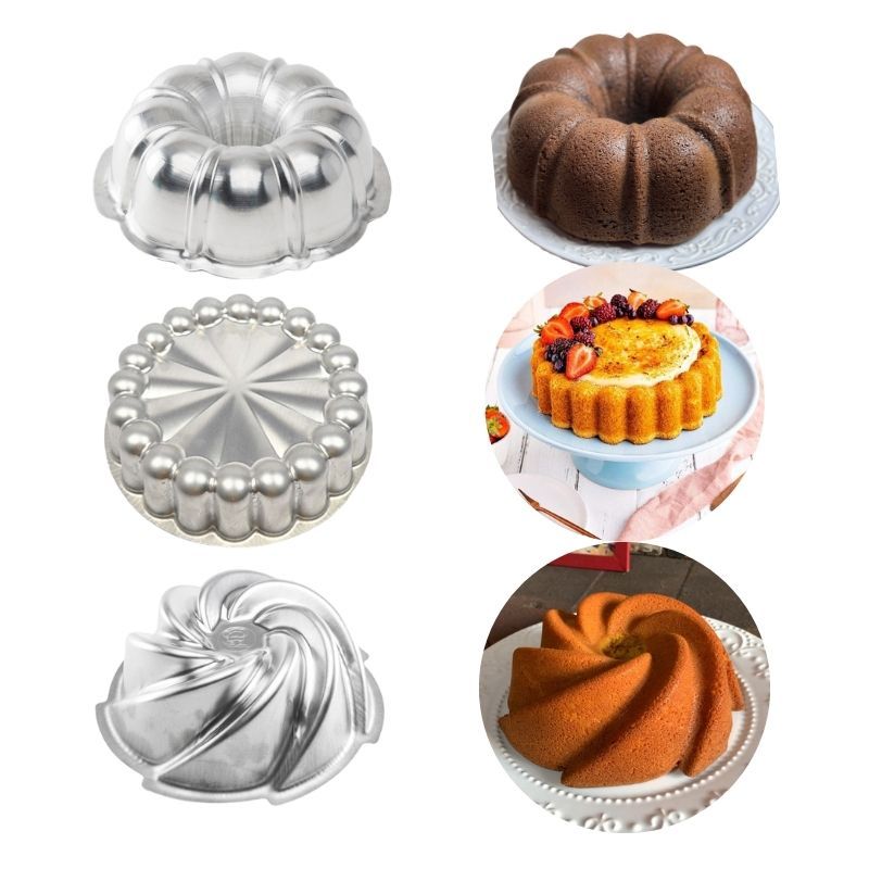 Kit 03 Forma Decorada Para Bolo 22cm em Oferta na Shopee