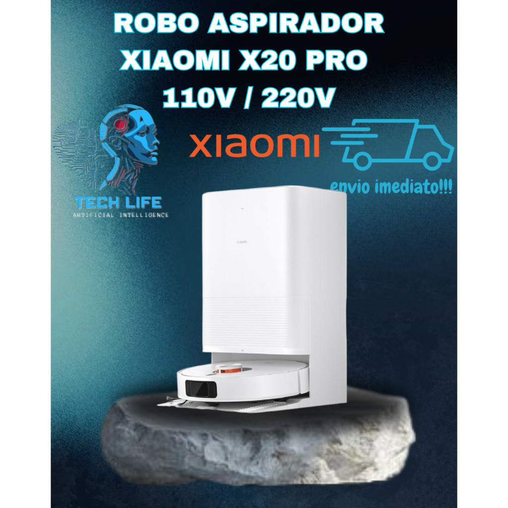 Robô Aspirador Xiaomi Vacuum X20 Pro 220V / 110v - Branco( LER DESCRIÇÃO ANTES DE FINALIZA...