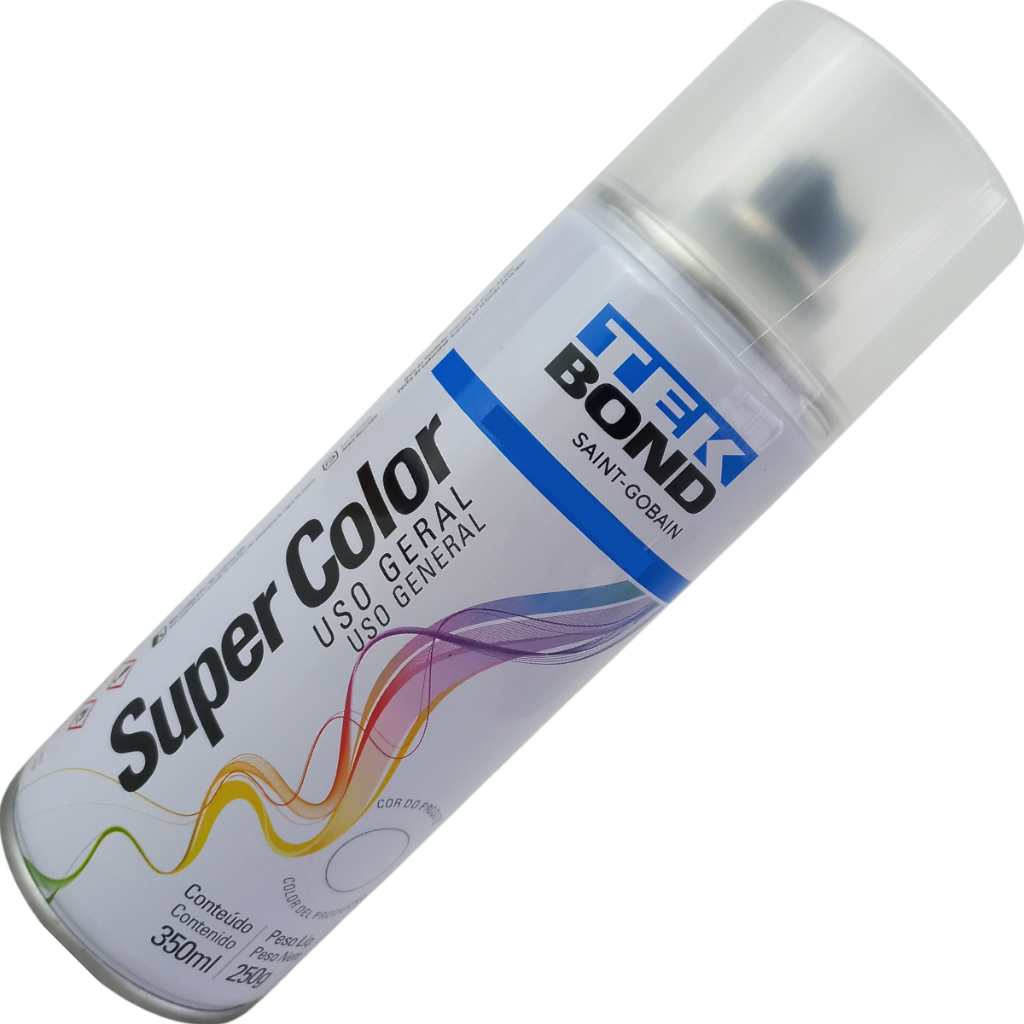 Spray Verniz Brilhante Uso Geral Super Color Aerossol 350ml em Oferta na Shopee