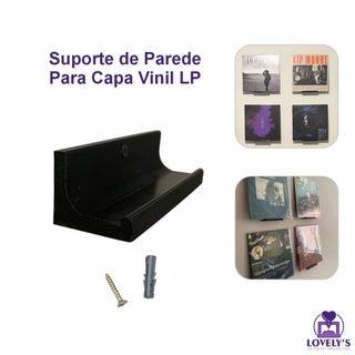 Suporte de Parede Expositor para Capa Disco de Vinil LP