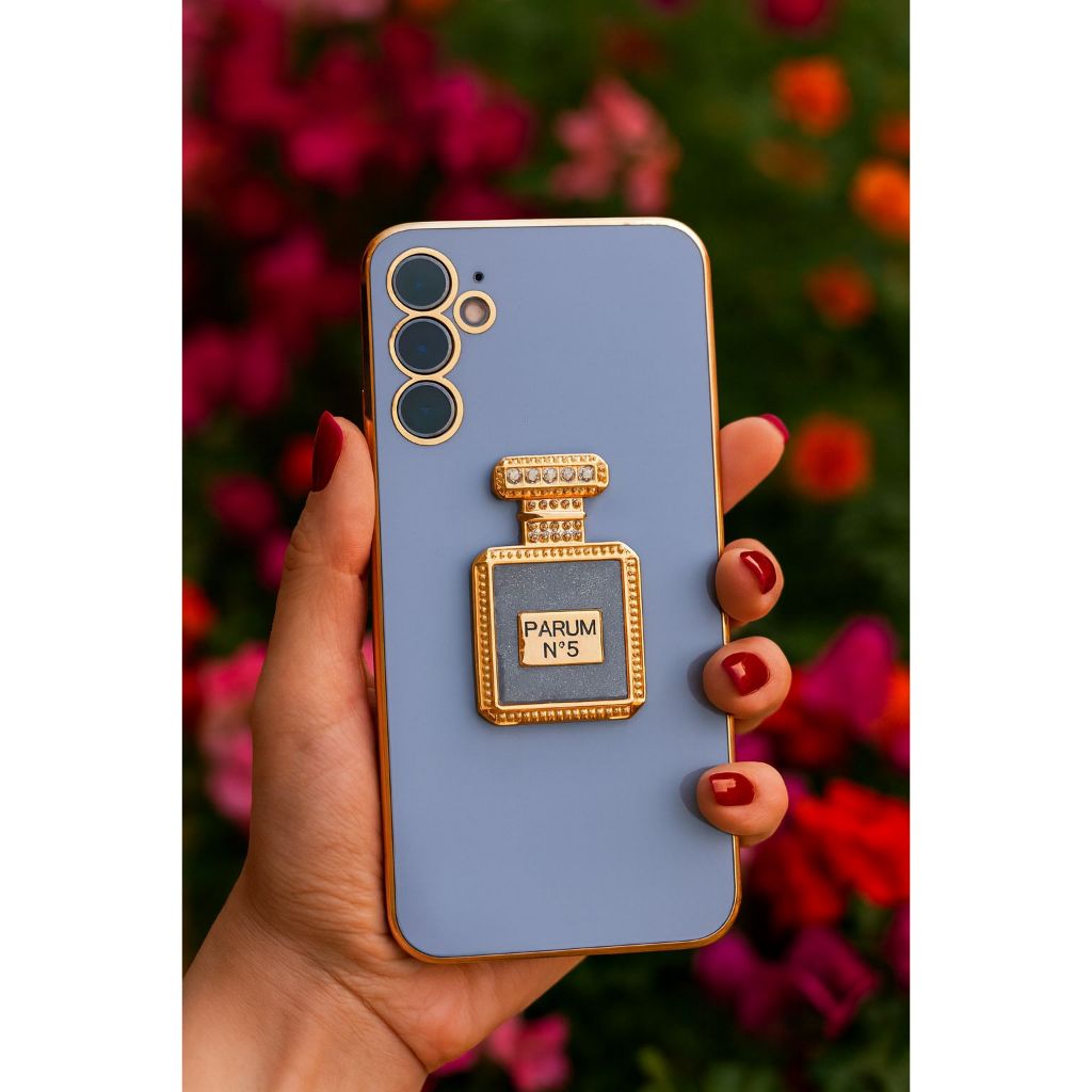 Capinha para Samsung A02,A03,A11,A20,A30,A53,A73,A21S.A51,A52,A31,A70,A72 Com Suporte de Perfume Espelho