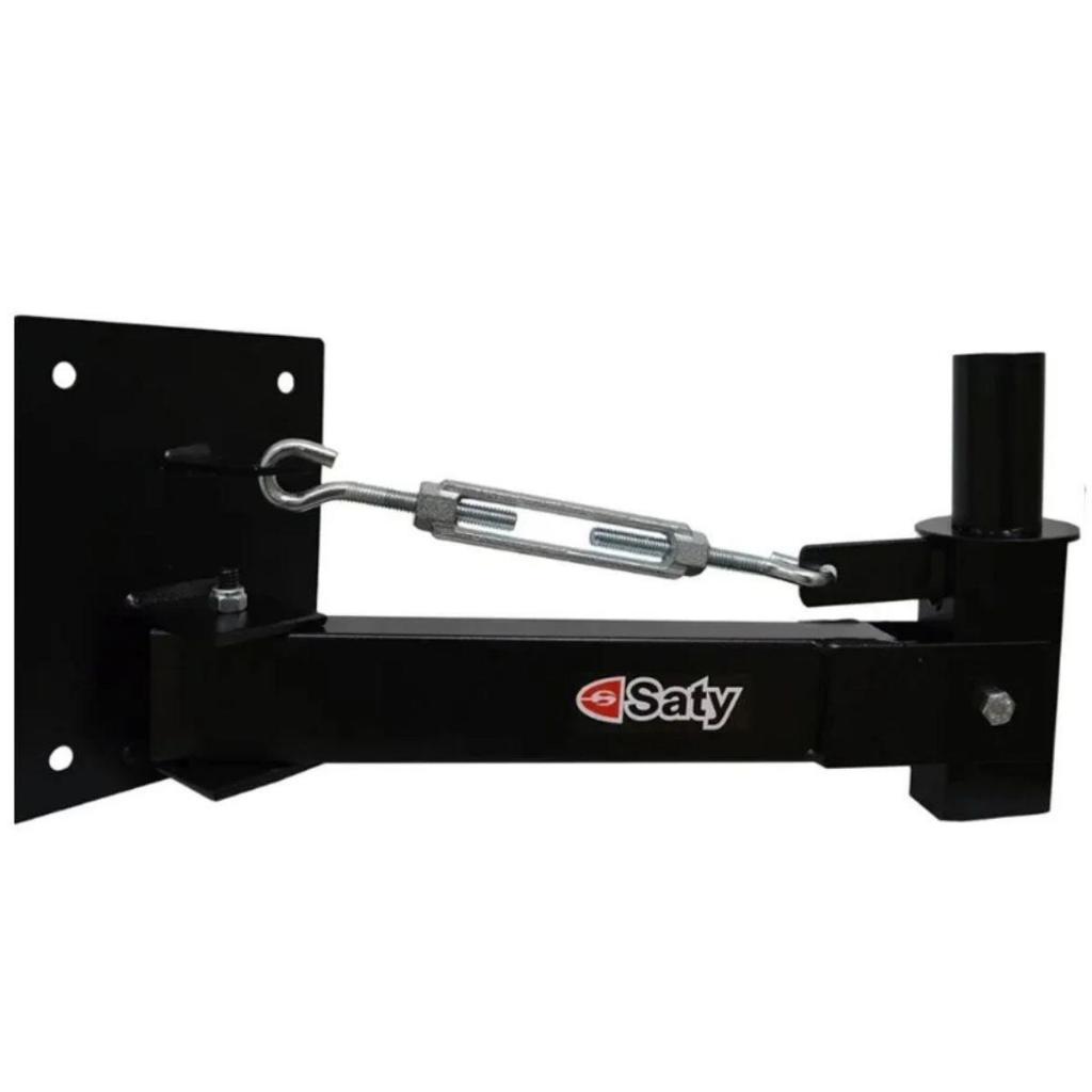 Suporte Saty De Caixa De Parede Com Regulagem Spc50 Preto